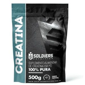 Creatina Monohidratada 500g – 100% Pura Importada – Soldiers Nutrition