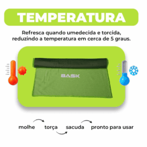 Toalha Esportiva Refrescante Fit Bask – Ideal para academia